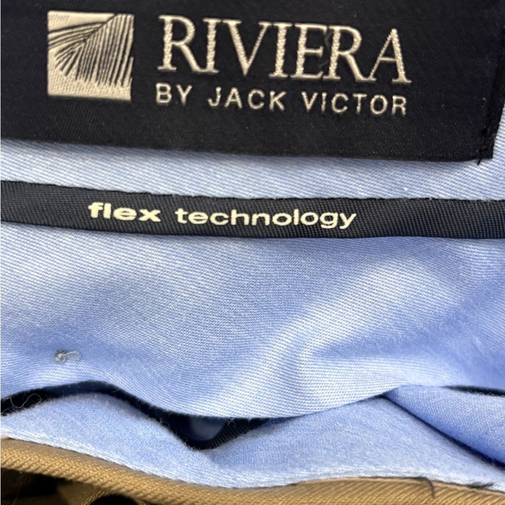 Jack Victor Riviera Dress Pants
Mens 46 Wool Blend Khaki Cuffed Flex Technology - Picture 4 of 6